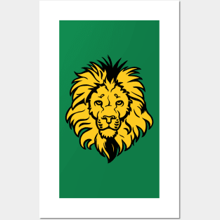 Lion head Posters and Art